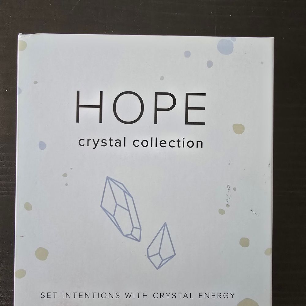 NIB Shoppe Geo RETIRED Crystal Collection HOPE Raw Stones, Wellness, Meditation